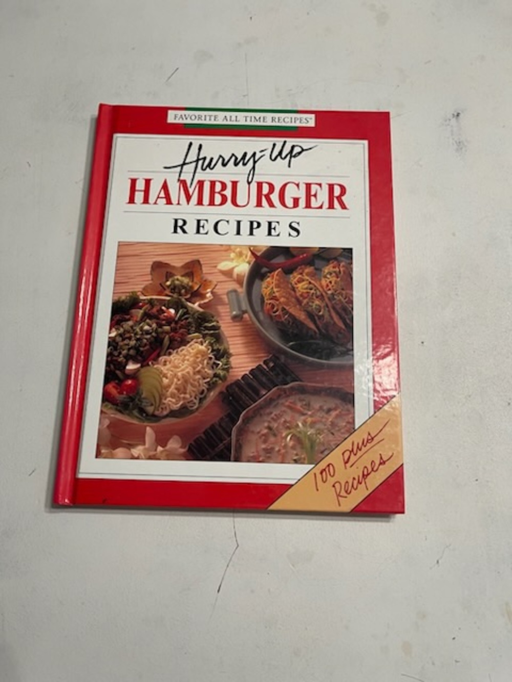 Hamburger Recipes Cookbook - Red